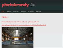 Tablet Screenshot of photobrandy.de